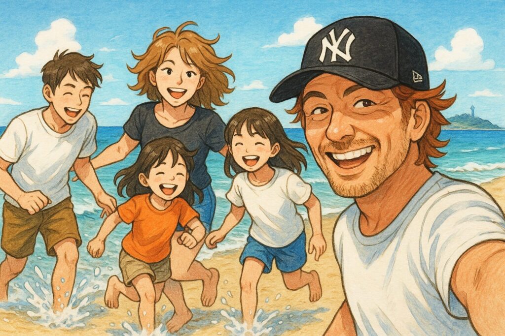 宮舘涼太の父親は陽キャなサーファー！
